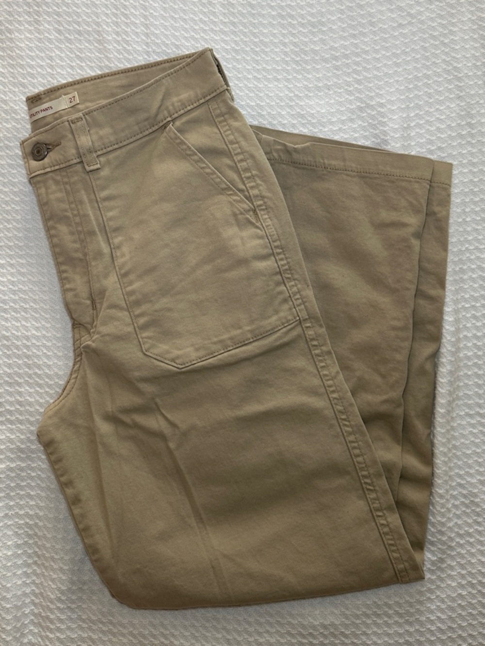 Levi's Women's Khaki Utility Chinos - Light Tan
